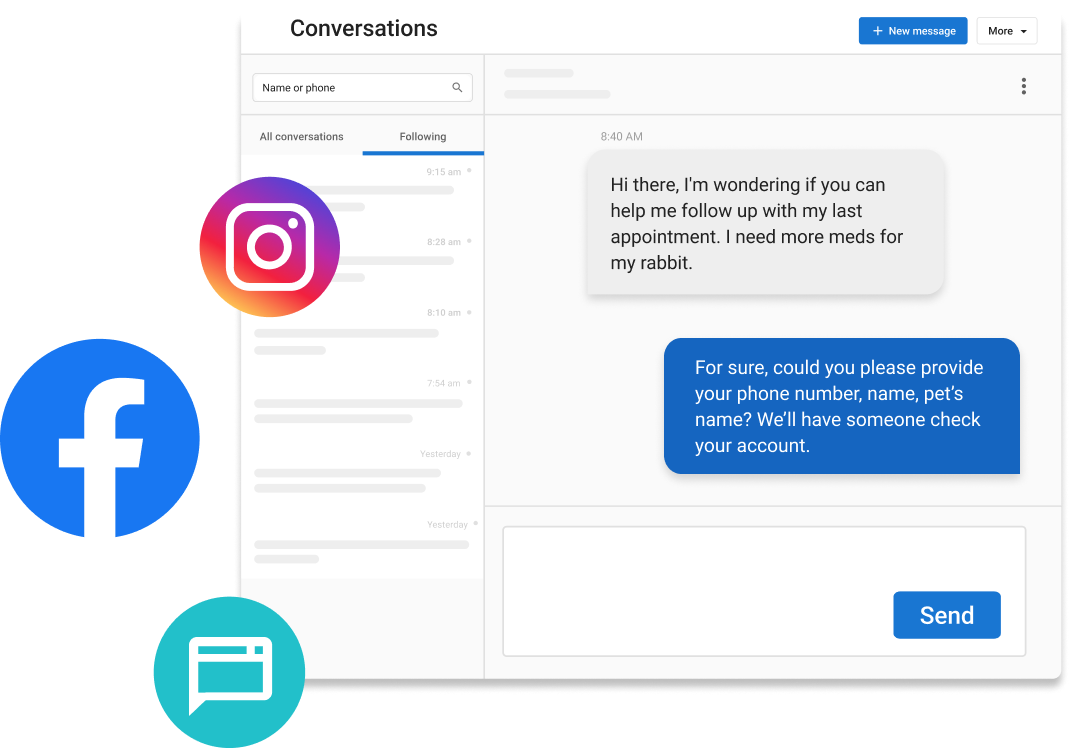 Social DM management
