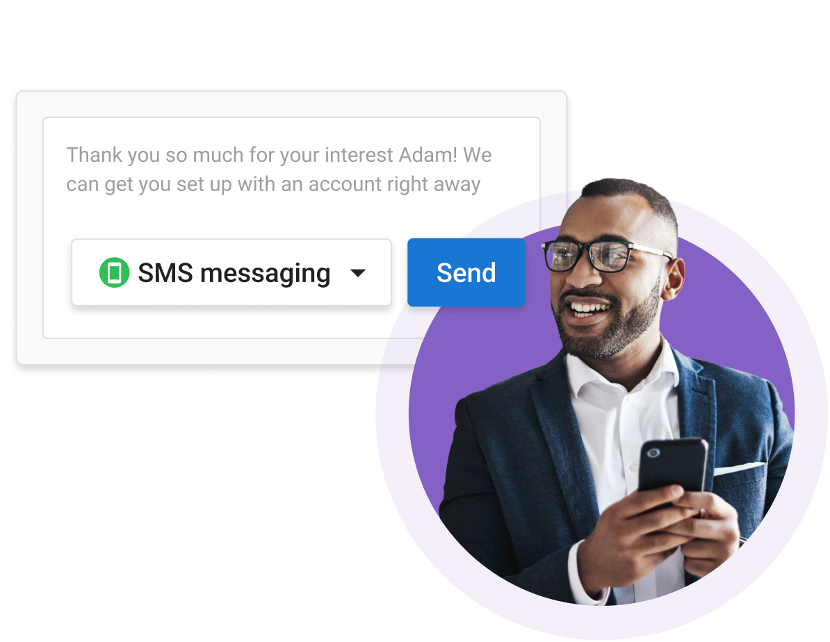Two-way SMS conversation