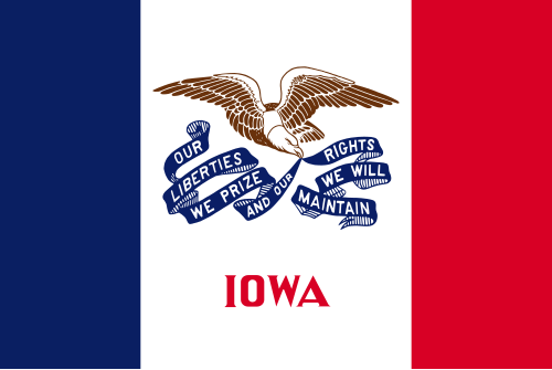 Iowa state flag